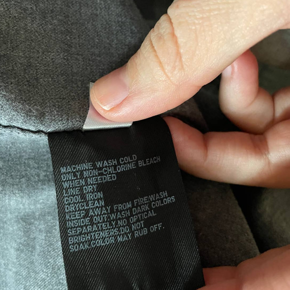 Uniqlo Long Sleeve Button Down Collared Shirt 100% Cotton Gray S - Picture 6 of 7